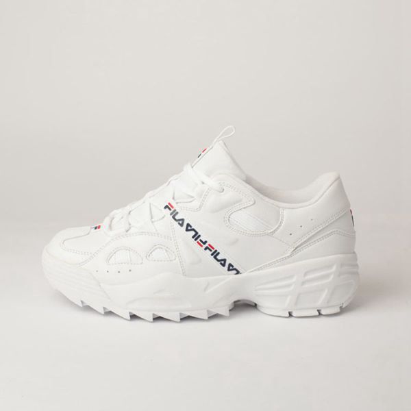 Tênis Running Fila Mulher Branco/Azul Marinho/Vermelhas - Fila Hit N Run En Portugal,EPWI-20851